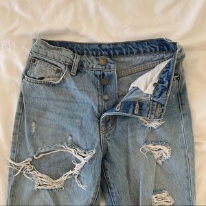 LF ripped boyfriend jeans